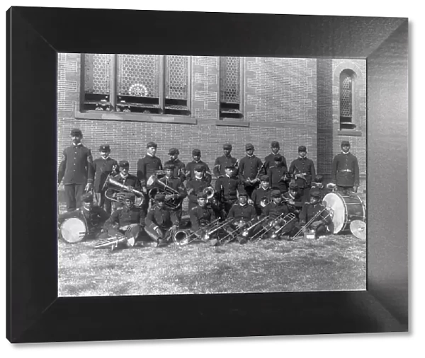 Hampton Institute, Va. - the band, 1899 or 1900. Creator: Frances Benjamin Johnston