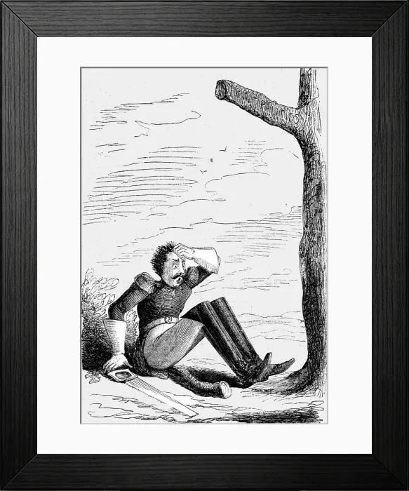 Framed Print : A Political Error: The man who sawed off the branch, but who sat at the wrong...The Crimea, 1854 Creator: Unknown Framed Print : A Political Error: The man who sawed off the branch, but who sat at the wrong...The Crimea, 1854 Creator: Unknown