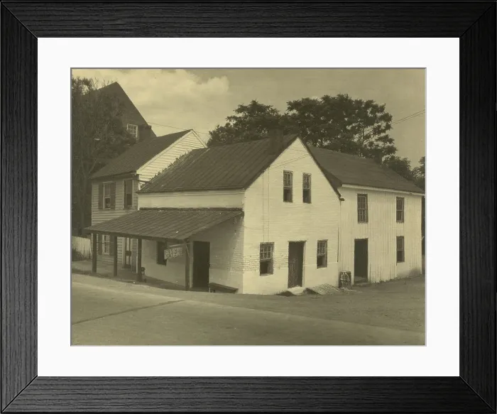 Framed Print : Basil Gordon warehouse, Scott's Hill, Falmouth, between 1925 and 1929. Creator: Frances Benjamin Johnston Framed Print : Basil Gordon warehouse, Scott's Hill, Falmouth, between 1925 and 1929. Creator: Frances Benjamin Johnston