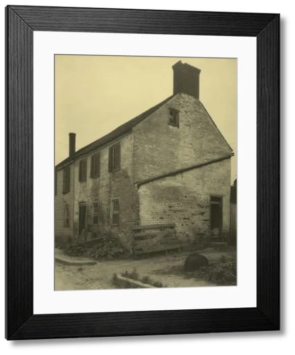 Framed Print : Old warehouse on former Market Yard, Falmouth, between 1925 and 1929. Creator: Frances Benjamin Johnston Framed Print : Old warehouse on former Market Yard, Falmouth, between 1925 and 1929. Creator: Frances Benjamin Johnston