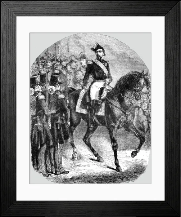 Framed Print : Napoleon III. Emperor of the French, 1854. Creator: Unknown Framed Print : Napoleon III. Emperor of the French, 1854. Creator: Unknown
