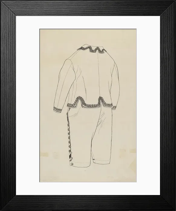 Framed Print : Boy's Suit, c. 1939. Creator: Julie C Brush Framed Print : Boy's Suit, c. 1939. Creator: Julie C Brush