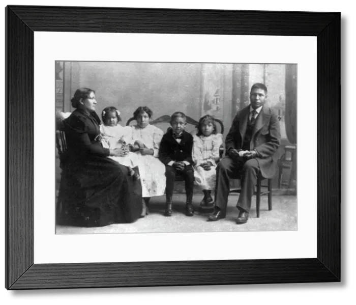 Framed Print : Hampton Institute, Hampton, Va. - children of Indian students educated at Hampton... 1899 or 1900. Creator: Frances Benjamin Johnston