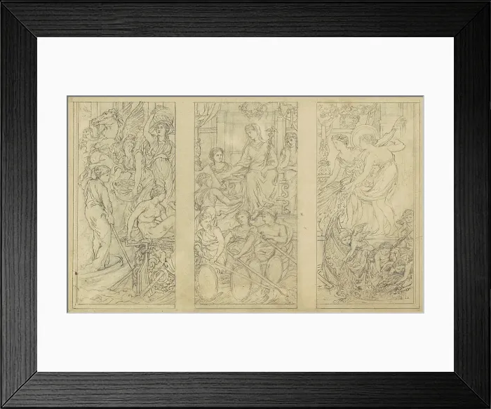 Framed Print : Study for Commerce, c. 1885. Creator: John La Farge. Study for Commerce, c. 1885. Creator: John La Farge Framed Print : Study for Commerce, c. 1885. Creator: John La Farge. Study for Commerce, c. 1885. Creator: John La Farge
