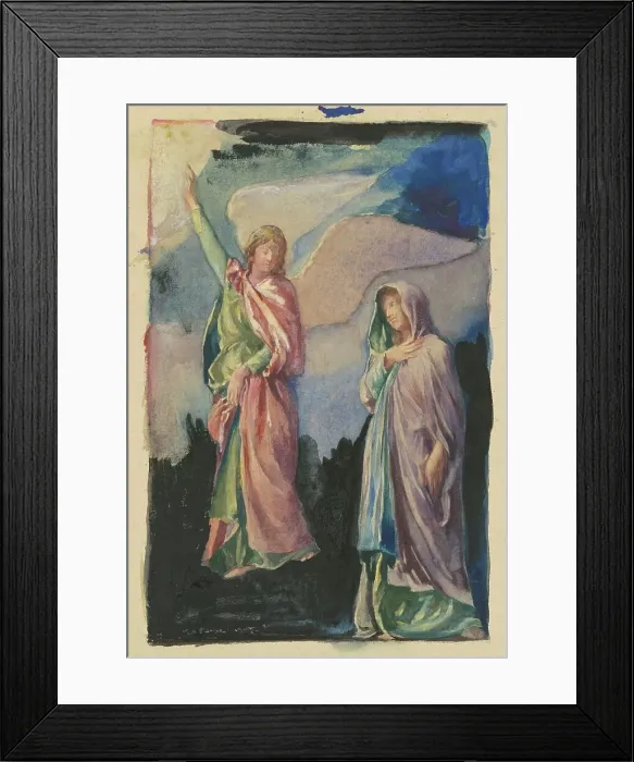 Framed Print : Study for Faith and Hope, c. 1890. Creator: John La Farge. Study for Faith and Hope, c. 1890. Creator: John La Farge Framed Print : Study for Faith and Hope, c. 1890. Creator: John La Farge. Study for Faith and Hope, c. 1890. Creator: John La Farge