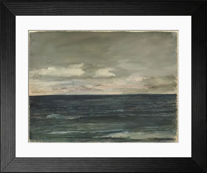 Framed Print : Lesson Study on Jersey Coast, 1881. Creator: John La Farge Framed Print : Lesson Study on Jersey Coast, 1881. Creator: John La Farge