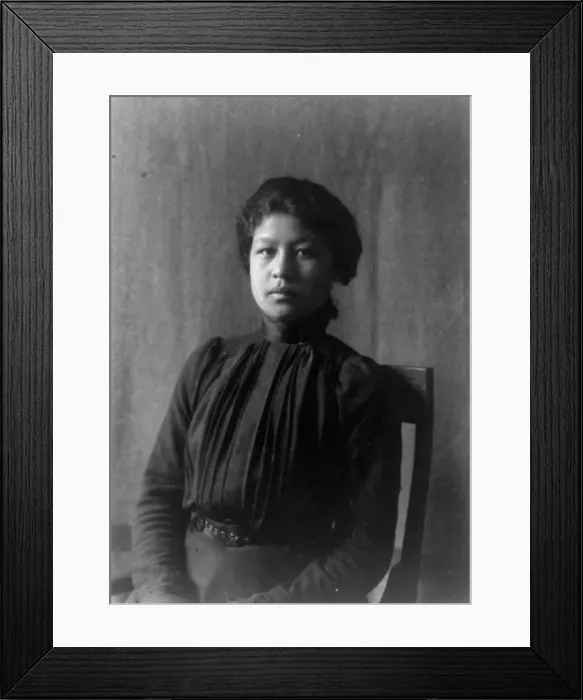 Framed Print : Indian student at Hampton Institute, Hampton, Va, 1899 or 1900. Creator: Frances Benjamin Johnston Framed Print : Indian student at Hampton Institute, Hampton, Va, 1899 or 1900. Creator: Frances Benjamin Johnston