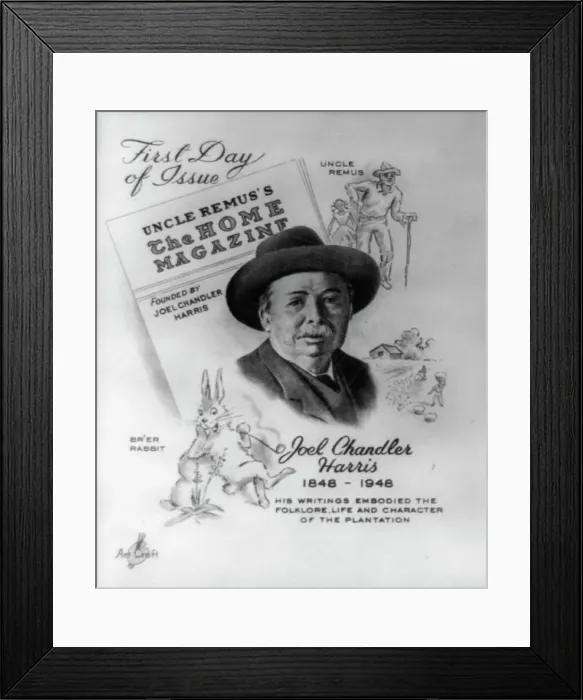 : Joel Chandler Harris, bust, facing left, c1948. Creator: Frances Benjamin Johnston : Joel Chandler Harris, bust, facing left, c1948. Creator: Frances Benjamin Johnston