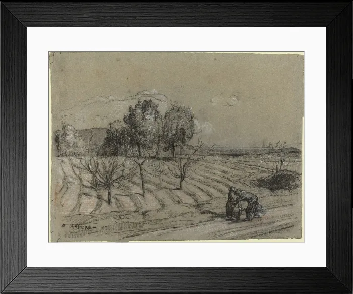 Framed Print : Spring, probably 1909. Creator: Auguste Lepere Framed Print : Spring, probably 1909. Creator: Auguste Lepere