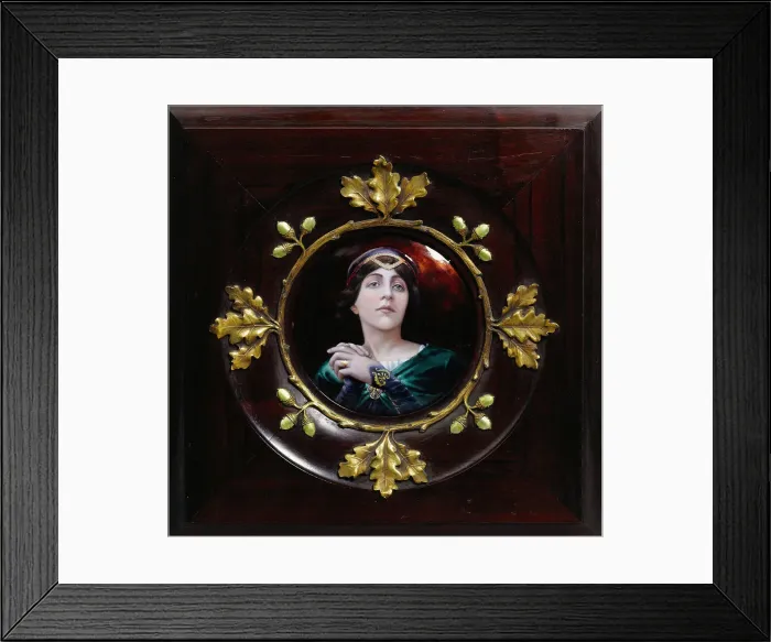 Framed Print : Portrait de femme. Creator: Ferdinand Bienvenu Framed Print : Portrait de femme. Creator: Ferdinand Bienvenu