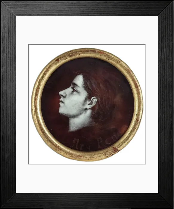 Framed Print : Portrait of Ary Renan, 1879. Creator: Unknown Framed Print : Portrait of Ary Renan, 1879. Creator: Unknown
