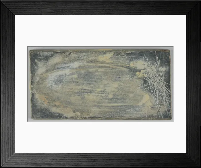 Framed Print : Colour mixing stone that belonged to Jean Moulin, between 1919 and 1938. Creator: Unknown Framed Print : Colour mixing stone that belonged to Jean Moulin, between 1919 and 1938. Creator: Unknown