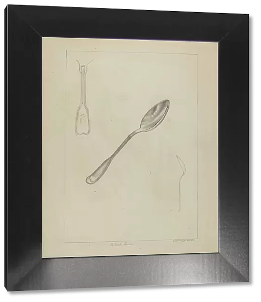 Silver Spoon, 1935 / 1942. Creator: Ludmilla Calderon