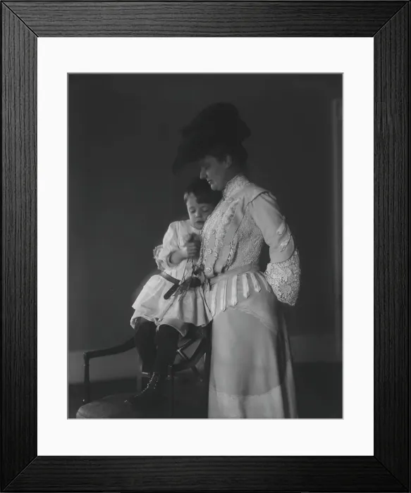 Framed Print : Mrs. Roosevelt, Quentin, 1902. Creator: Frances Benjamin Johnston