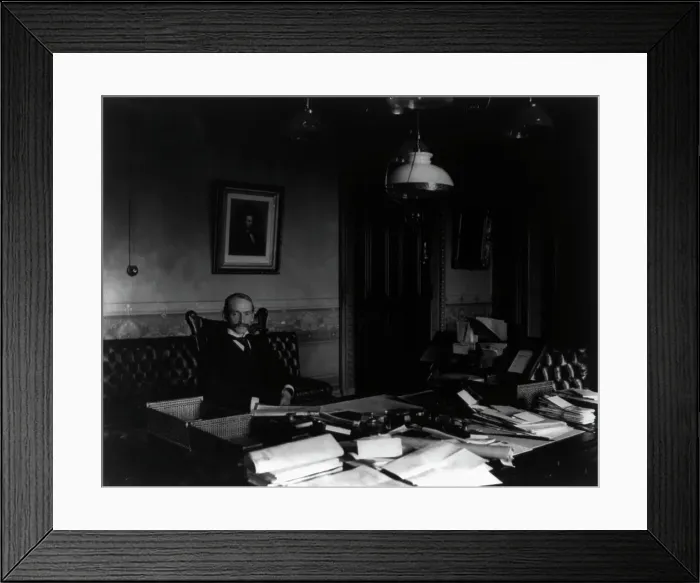 Framed Print : William Rufus Day, between c1890 and c1910. Creator: Frances Benjamin Johnston