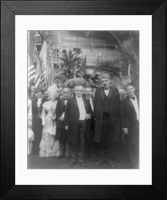 Framed Print : The last portrait of McKinley, Buffalo, New York, Sept. 5, 1901. Creator: Frances Benjamin Johnston