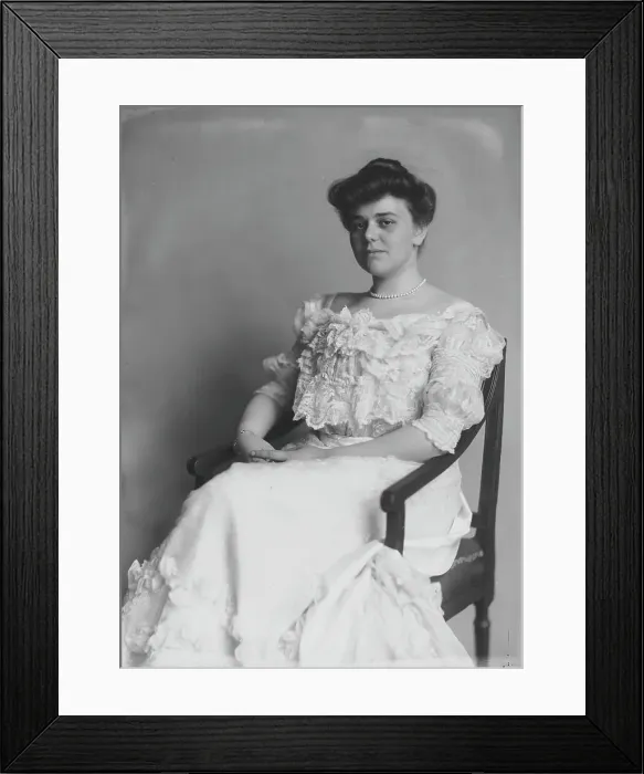 Framed Print : Miss Alice Hay, between 1890 and 1920. Creator: Frances Benjamin Johnston Framed Print : Miss Alice Hay, between 1890 and 1920. Creator: Frances Benjamin Johnston