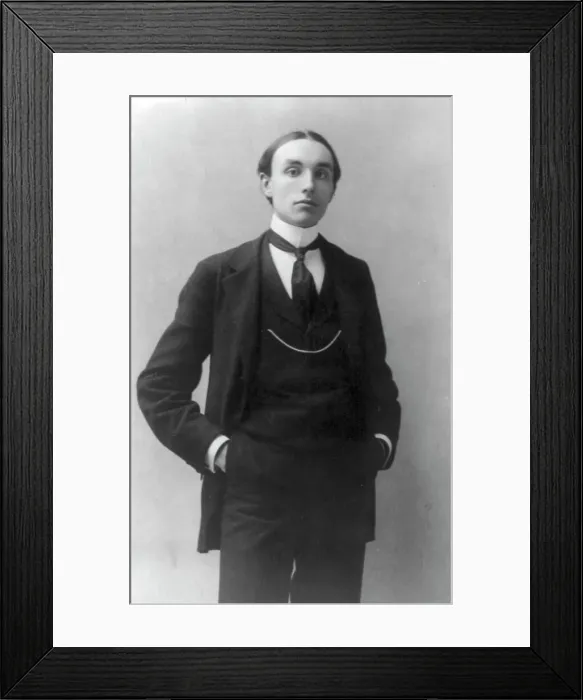 Framed Print : Mills Thompson, three-quarter length portrait, standing, facing right, between c1890 and c1910. Creator: Frances Benjamin Johnston Framed Print : Mills Thompson, three-quarter length portrait, standing, facing right, between c1890 and c1910. Creator: Frances Benjamin Johnston