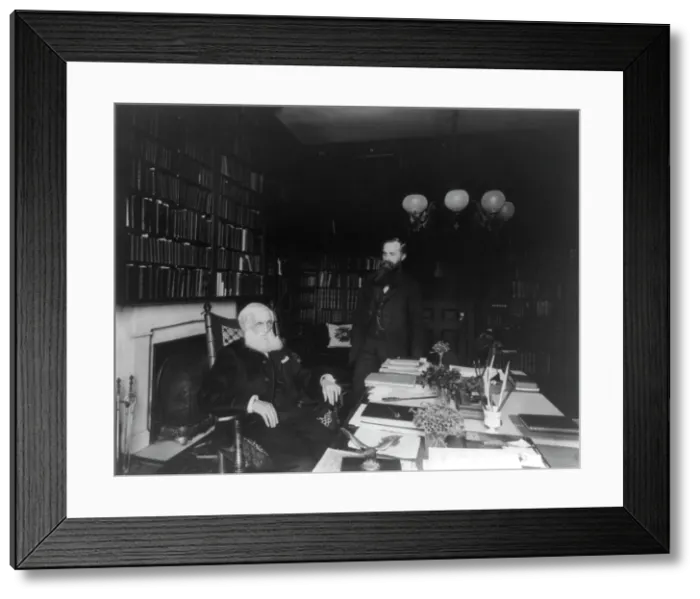 Framed Print : George Bancroft, 1800-1891, (c1890?). Creator: Frances Benjamin Johnston Framed Print : George Bancroft, 1800-1891, (c1890?). Creator: Frances Benjamin Johnston