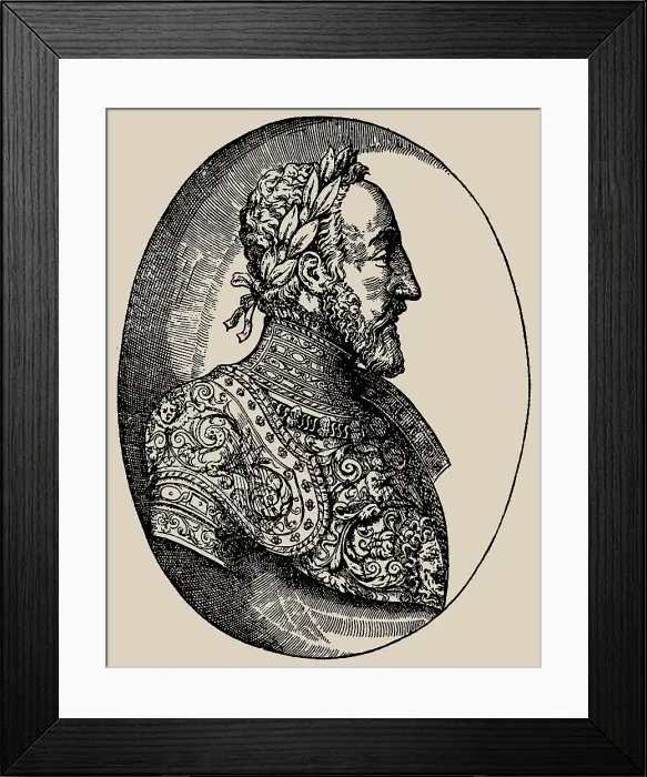 Framed Print : Portrait of the composer Valentin Greff Bakfark (1507-1527), 1564. Creator: Anonymous Framed Print : Portrait of the composer Valentin Greff Bakfark (1507-1527), 1564. Creator: Anonymous