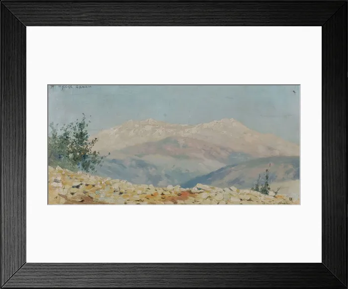 Framed Print : Saharan Jebel, c.1890. Creator: Henry Brokman Framed Print : Saharan Jebel, c.1890. Creator: Henry Brokman