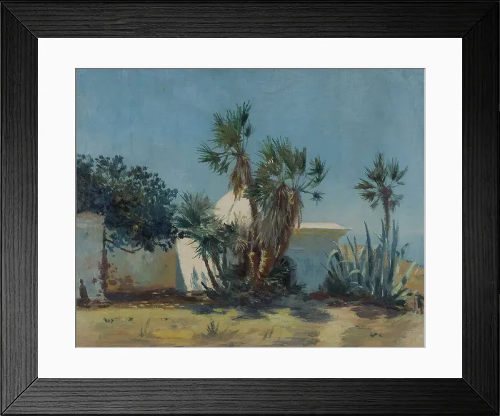Framed Print : The Oasis, c.1890. Creator: Henry Brokman Framed Print : The Oasis, c.1890. Creator: Henry Brokman