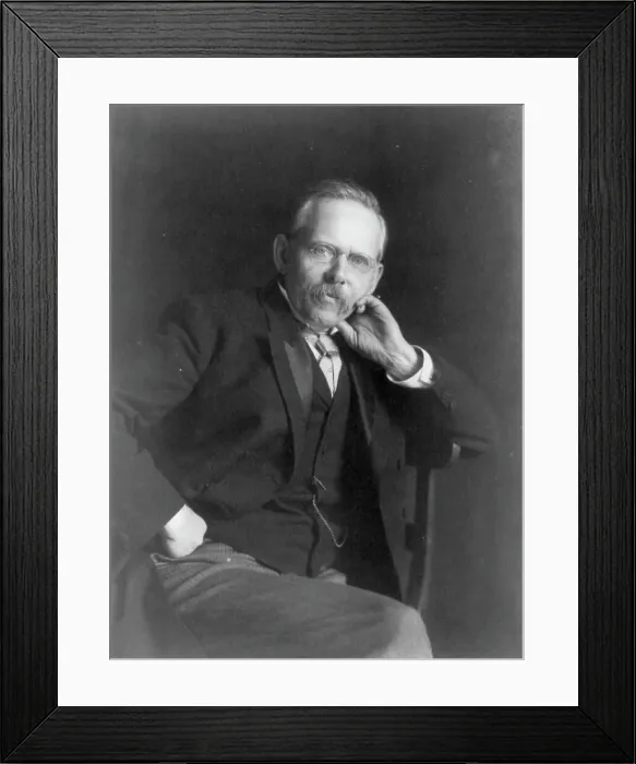 Framed Print : Jacob August Riis, c1900. Creator: Frances Benjamin Johnston Framed Print : Jacob August Riis, c1900. Creator: Frances Benjamin Johnston