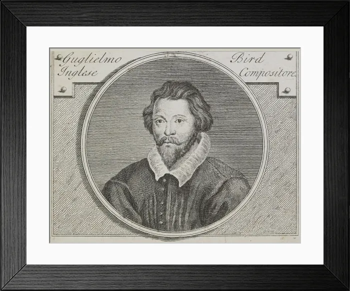 Framed Print : Composer William Byrd, ca 1730. Creator: Van Der Gucht (Vandergucht), Gerard (1696-1776) Framed Print : Composer William Byrd, ca 1730. Creator: Van Der Gucht (Vandergucht), Gerard (1696-1776)