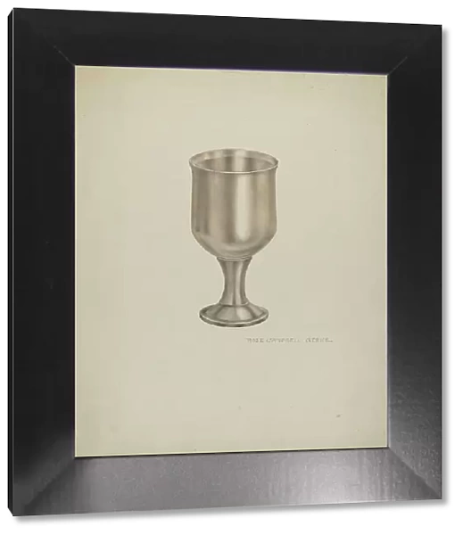 Silver Goblet, c. 1939. Creator: Rose Campbell-Gerke