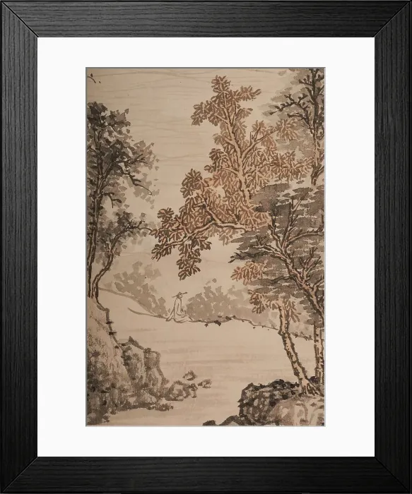Framed Print : Dreaming at the water's edge, 1951. Creator: Wu Sidan Framed Print : Dreaming at the water's edge, 1951. Creator: Wu Sidan