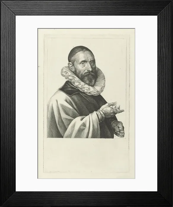 Framed Print : Portrait of the organist and composer Jan Pieterszoon Sweelinck (1561-1621), 1624. Creator: Muller, Jan Harmensz. (1571-1628) Framed Print : Portrait of the organist and composer Jan Pieterszoon Sweelinck (1561-1621), 1624. Creator: Muller, Jan Harmensz. (1571-1628)