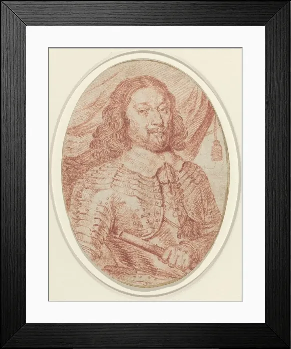 Framed Print : Portrait of a French General. Creator: Balthazar Moncornet Framed Print : Portrait of a French General. Creator: Balthazar Moncornet
