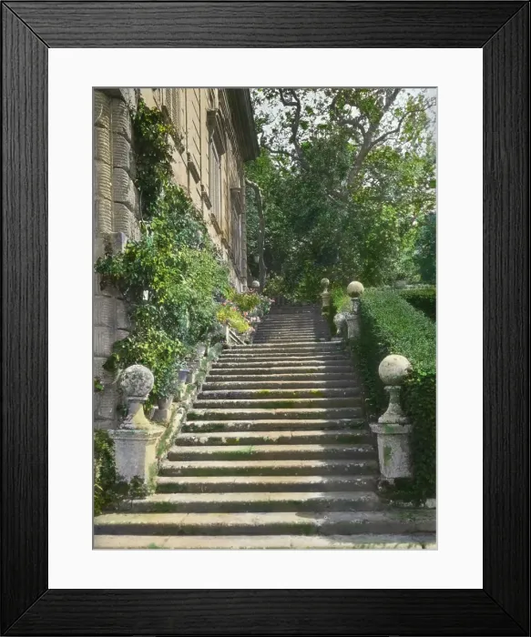Framed Print : Villa Lante, Bagnaia, Lazio, Italy, 1925. Creator: Frances Benjamin Johnston Framed Print : Villa Lante, Bagnaia, Lazio, Italy, 1925. Creator: Frances Benjamin Johnston
