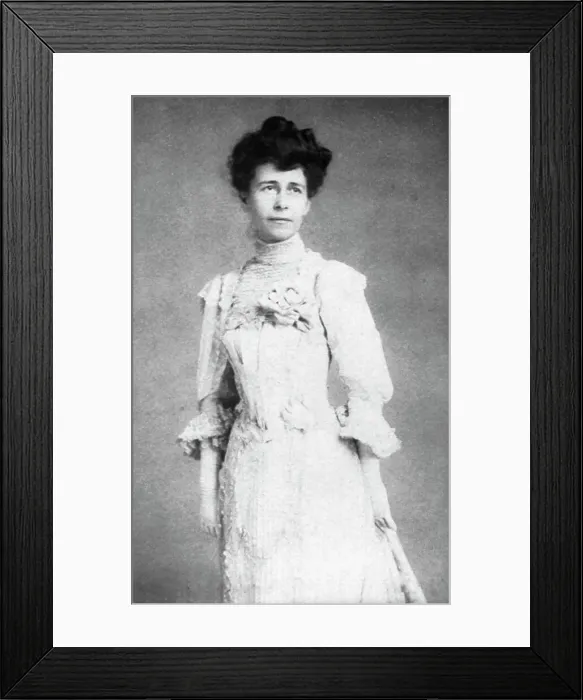 Framed Print : Anna Jarvis(?), between c1890 and c1910. Creator: Frances Benjamin Johnston Framed Print : Anna Jarvis(?), between c1890 and c1910. Creator: Frances Benjamin Johnston