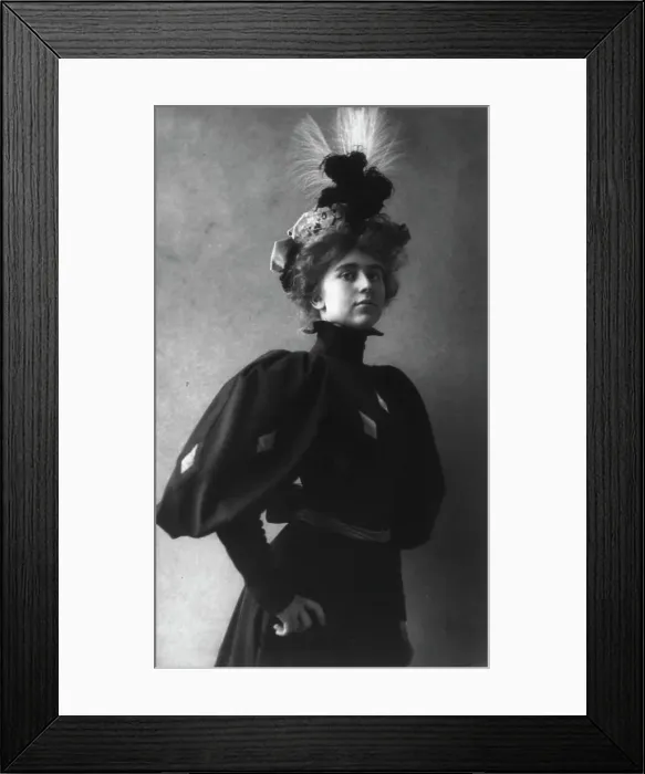 Framed Print : Miss Barney, between c1890 and c1910. Creator: Frances Benjamin Johnston Framed Print : Miss Barney, between c1890 and c1910. Creator: Frances Benjamin Johnston