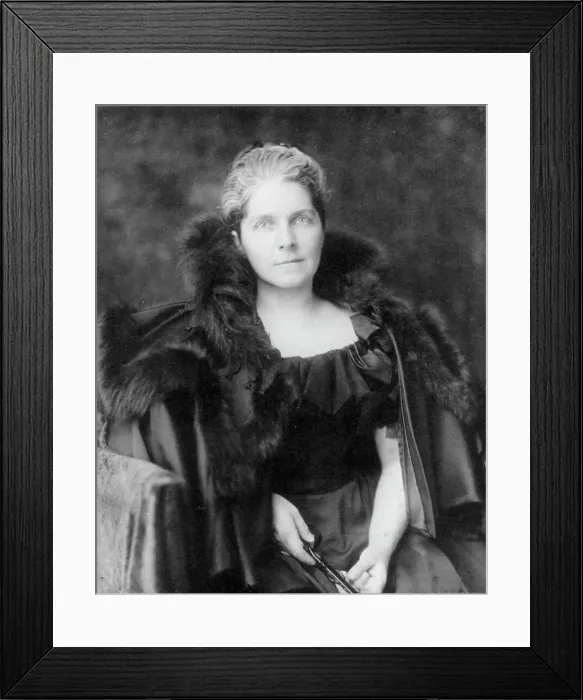 Framed Print : Caroline Bradley Hornblower, between c1890 and c1910. Creator: Frances Benjamin Johnston