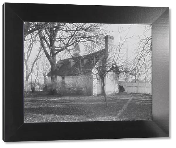 Burn's cottage (earliest building on site of D.C.), between c1889 and 1894. Creator: Frances Benjamin Johnston