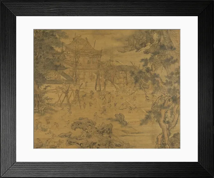 Framed Print : Kengou kentang ???? after Tang Yin ?? (1470-1523), 1517. Creator: Unknown Framed Print : Kengou kentang ???? after Tang Yin ?? (1470-1523), 1517. Creator: Unknown