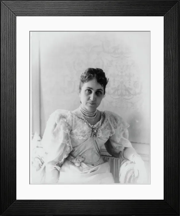Framed Print : Phoebe Apperson Hearst, c1895. Creator: Frances Benjamin Johnston Framed Print : Phoebe Apperson Hearst, c1895. Creator: Frances Benjamin Johnston