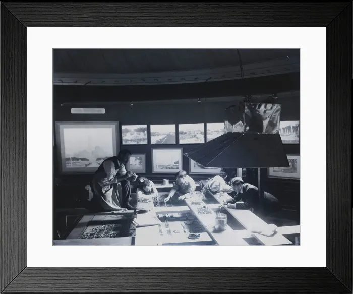 Framed Print : Building of the McMillan Commission model, ca. 1902. Creator: Frances Benjamin Johnston Framed Print : Building of the McMillan Commission model, ca. 1902. Creator: Frances Benjamin Johnston