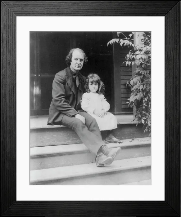 Framed Print : Elbert Hubbard, c1890s. Creator: Frances Benjamin Johnston Framed Print : Elbert Hubbard, c1890s. Creator: Frances Benjamin Johnston
