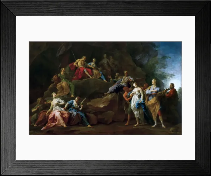 Framed Print : Orpheus Descent into Hades, 1763. Creator: Restout, Jean II (1692-1768) Framed Print : Orpheus Descent into Hades, 1763. Creator: Restout, Jean II (1692-1768)