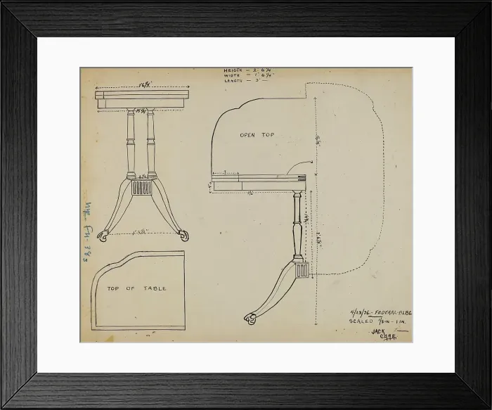 Framed Print : Card Table, 1936. Creator: Jack Carr Framed Print : Card Table, 1936. Creator: Jack Carr
