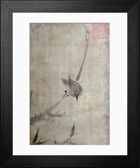 Framed Print : Starling, between 1200 and 1300. Creator: Unknown Framed Print : Starling, between 1200 and 1300. Creator: Unknown