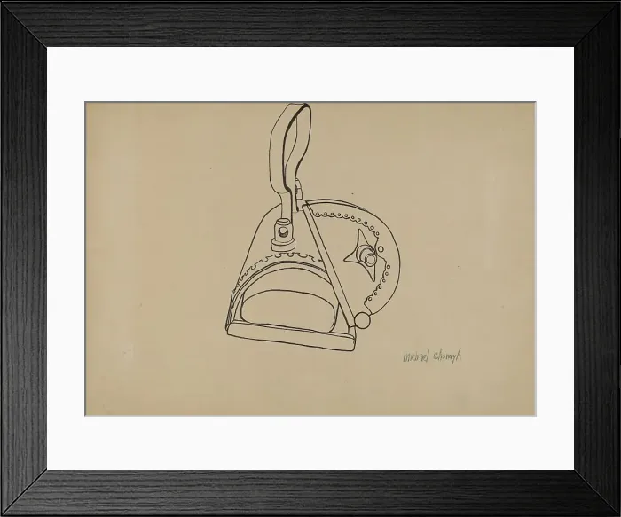 Framed Print : Hand Iron, c. 1939. Creator: Michael Chomyk Framed Print : Hand Iron, c. 1939. Creator: Michael Chomyk