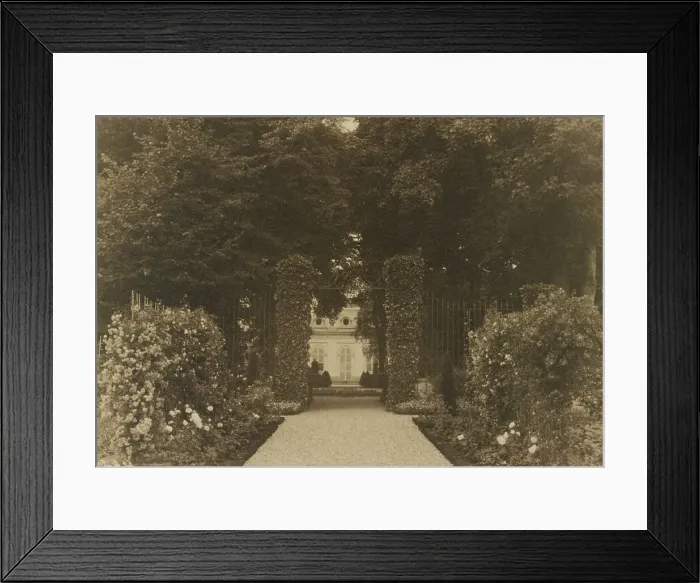 Framed Print : Chateau near Paris, Pavilion Colombe, St. Brice, entrance to flower garden, 1925. Creator: Frances Benjamin Johnston. Chateau near Paris, Pavilion Colombe, St. Brice, entrance to flower garden, 1925. Creator: Frances Benjamin Johnston Framed Print : Chateau near Paris, Pavilion Colombe, St. Brice, entrance to flower garden, 1925. Creator: Frances Benjamin Johnston. Chateau near Paris, Pavilion Colombe, St. Brice, entrance to flower garden, 1925. Creator: Frances Benjamin Johnston