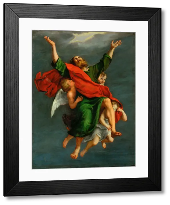 Framed Print : The Rapture of Saint Paul, ca 1606-1608. Creator: Domenichino (1581-1641) Framed Print : The Rapture of Saint Paul, ca 1606-1608. Creator: Domenichino (1581-1641)
