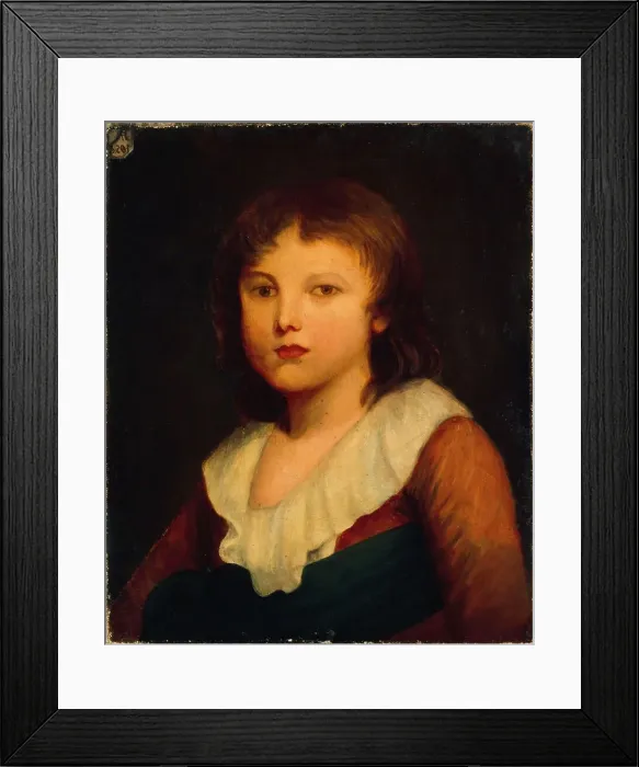 Framed Print : Portrait of a child, between 1785 and 1795. Creator: Unknown Framed Print : Portrait of a child, between 1785 and 1795. Creator: Unknown