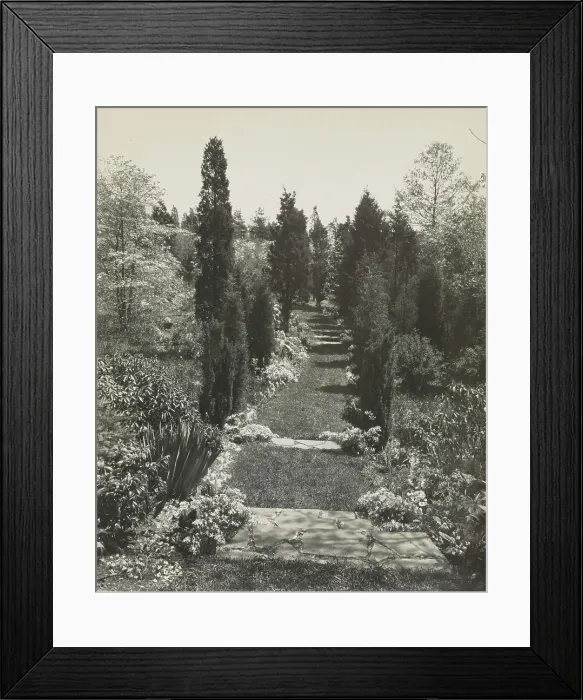 Framed Print : Mrs. Robert Bacon's estate Old Westbury, Long Island, between 1909 and 1927. Creator: Frances Benjamin Johnston Framed Print : Mrs. Robert Bacon's estate Old Westbury, Long Island, between 1909 and 1927. Creator: Frances Benjamin Johnston