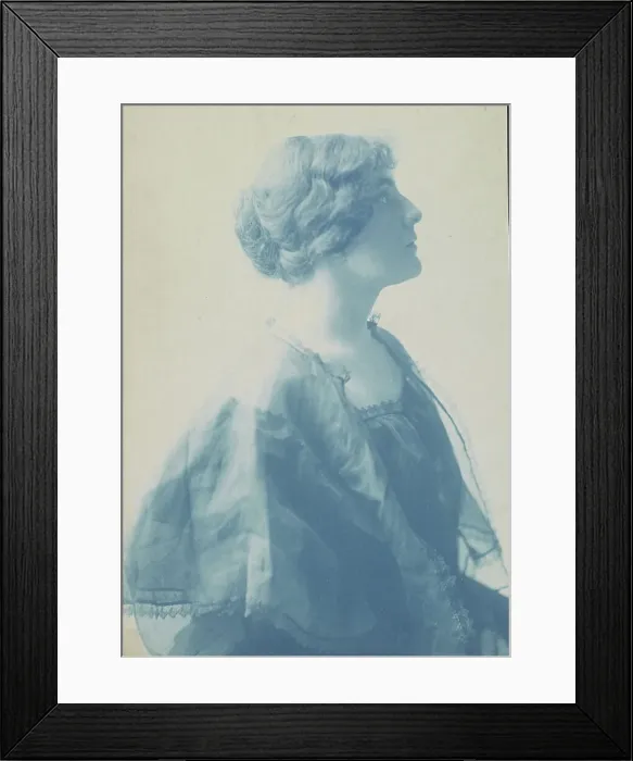 Framed Print : Miss Ethel Reed, between 1890 and 1910. Creator: Frances Benjamin Johnston